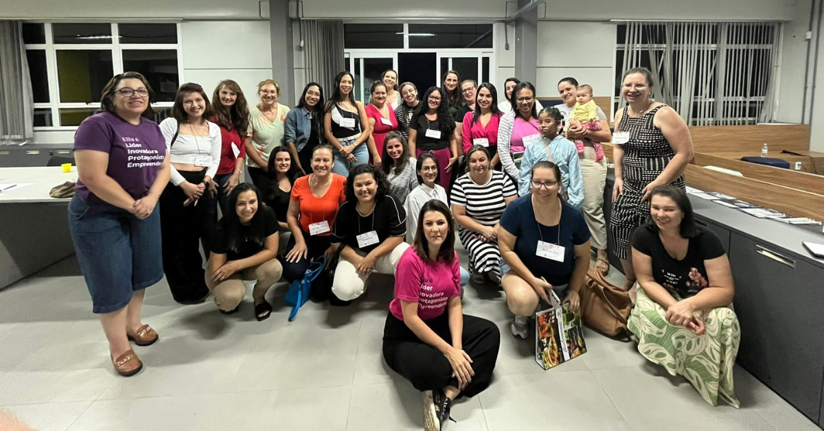 Grupo de participantes do Ella Inova On The Road