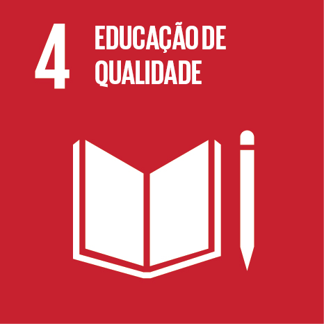 ODS 04 — Educação de Qualidade: identidade visual oficial